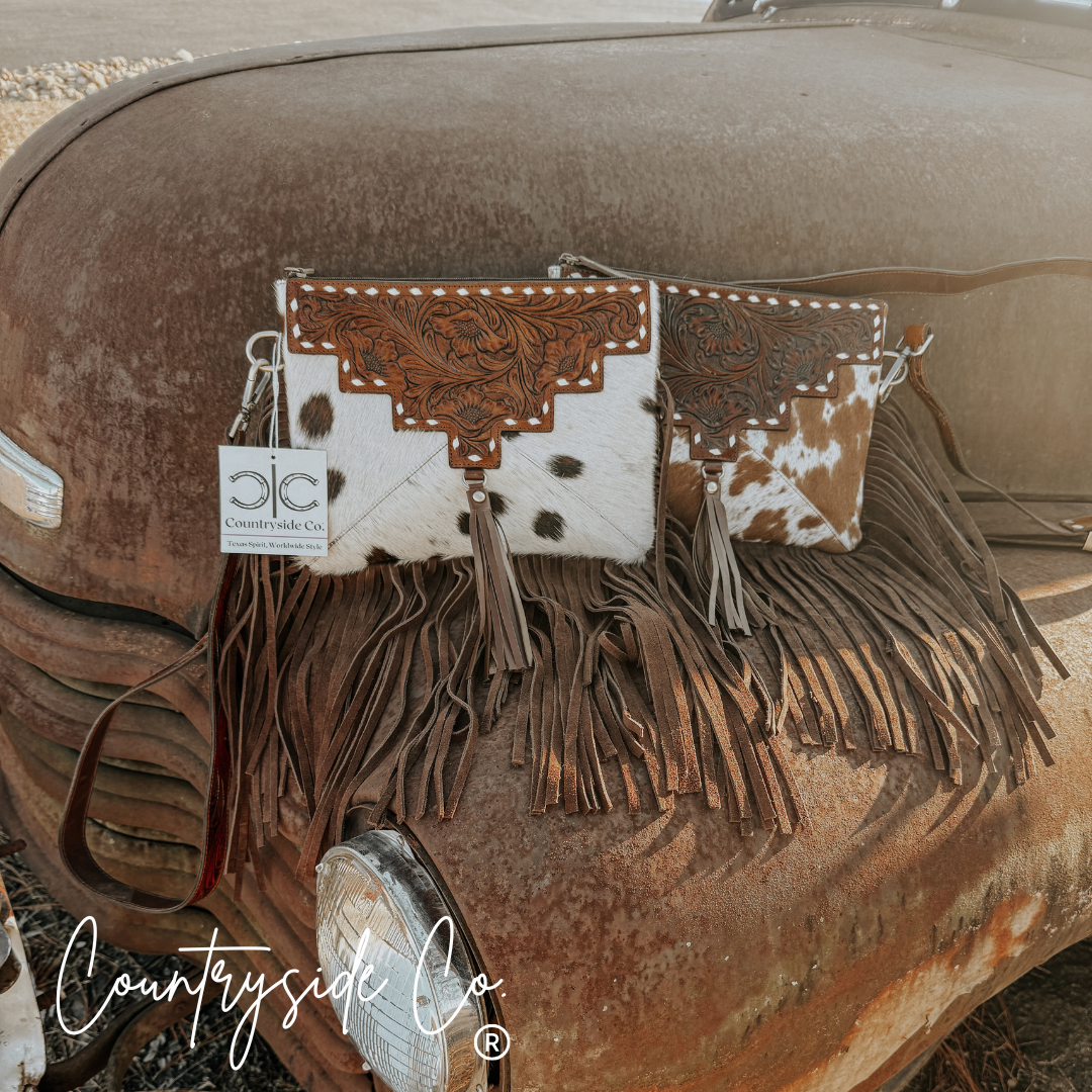 Fort Worth Cowhide Crossbody