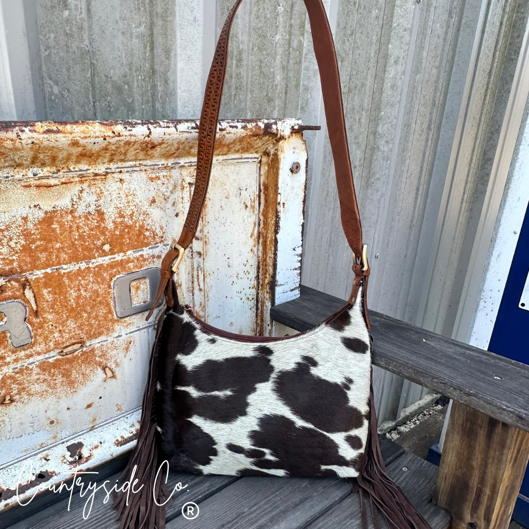Victoria Revival Cowhide Handbag