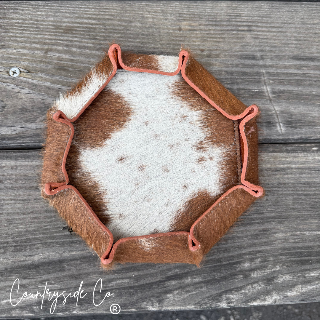 Cowhide Small Tray