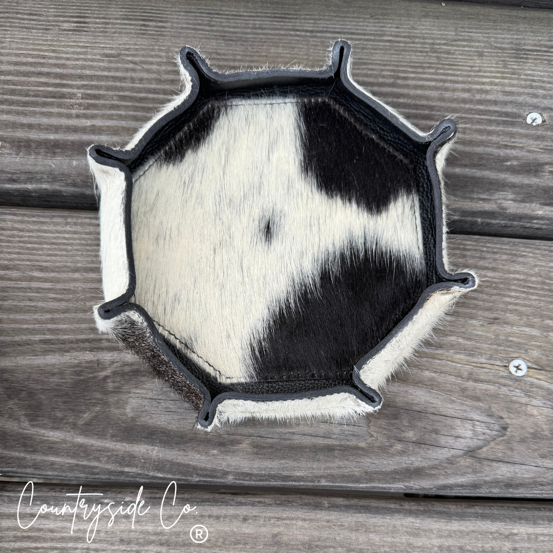 Cowhide Small Tray