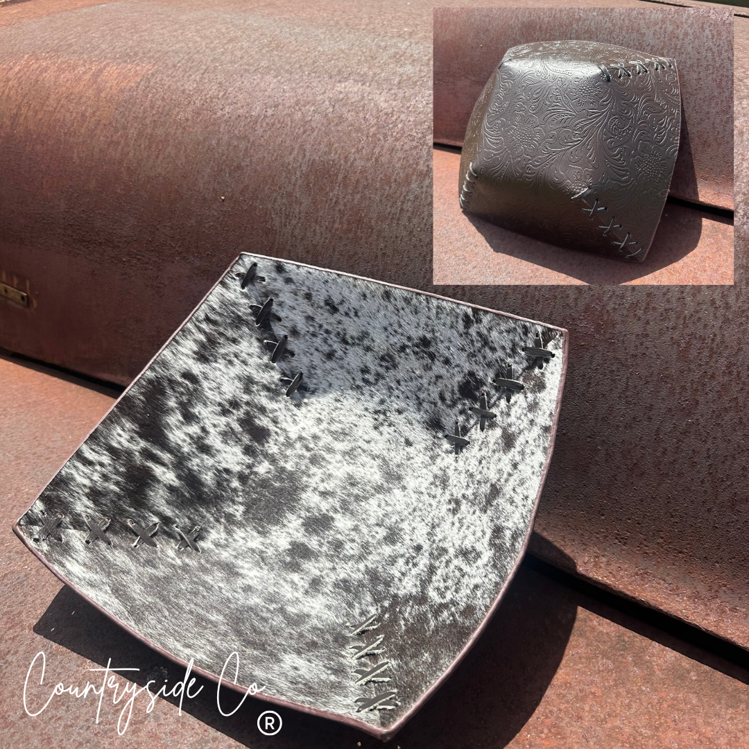 Cowhide Embossed Large Bowls