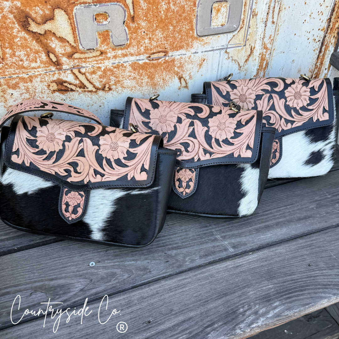 Brighton Cowhide Tooled Leather Purse