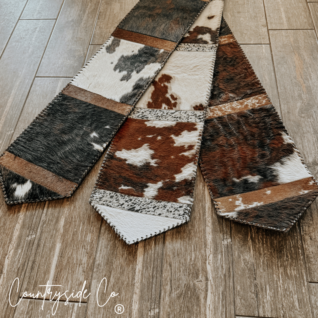 Couture Canyon Cowhide Table Runner