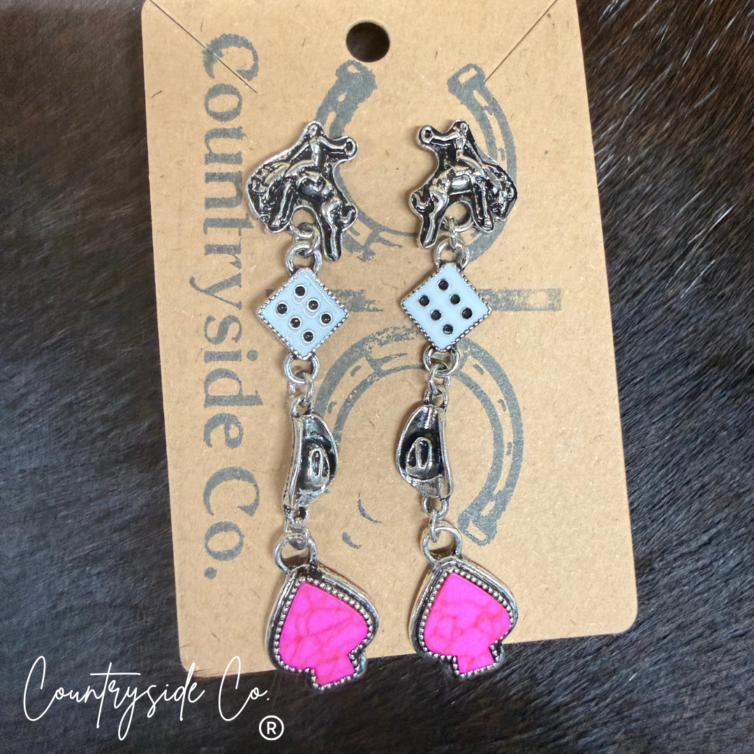 Bronco Roller Earrings