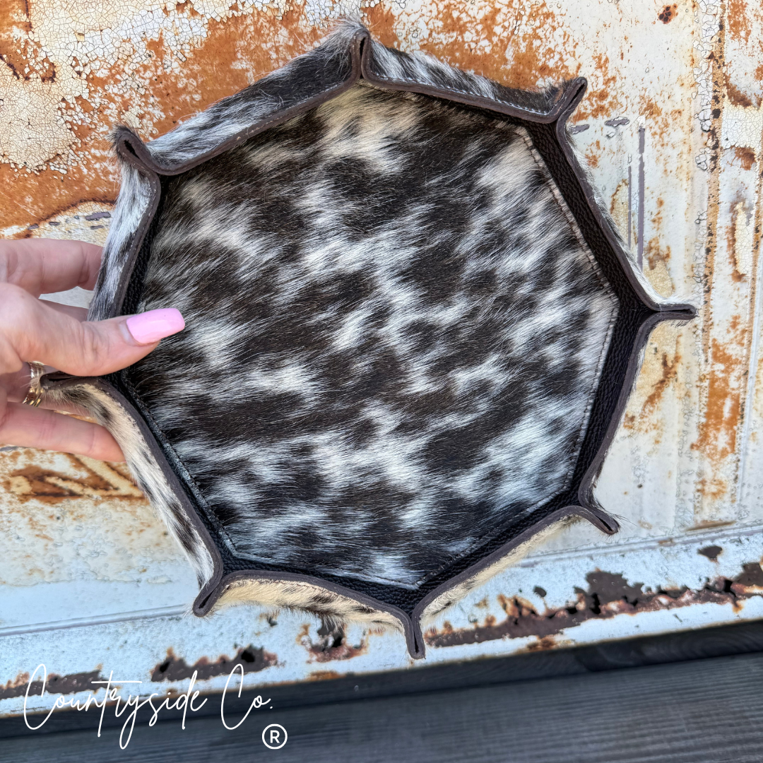 Cowhide Tray