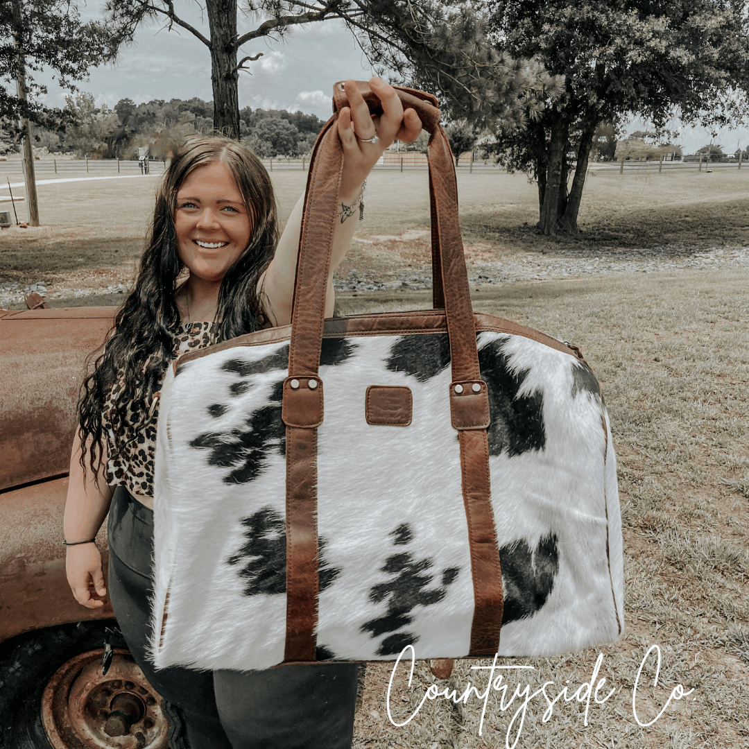 Henry Cowhide Duffle Bag – Countryside