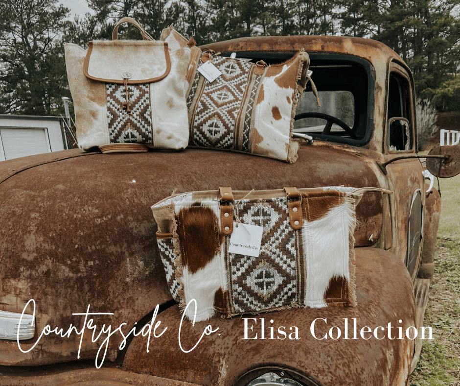 Elisa Cowhide Weekender Bag