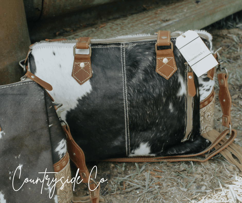 Laredo Cowhide Tooled Leather Concealed Carry Bag