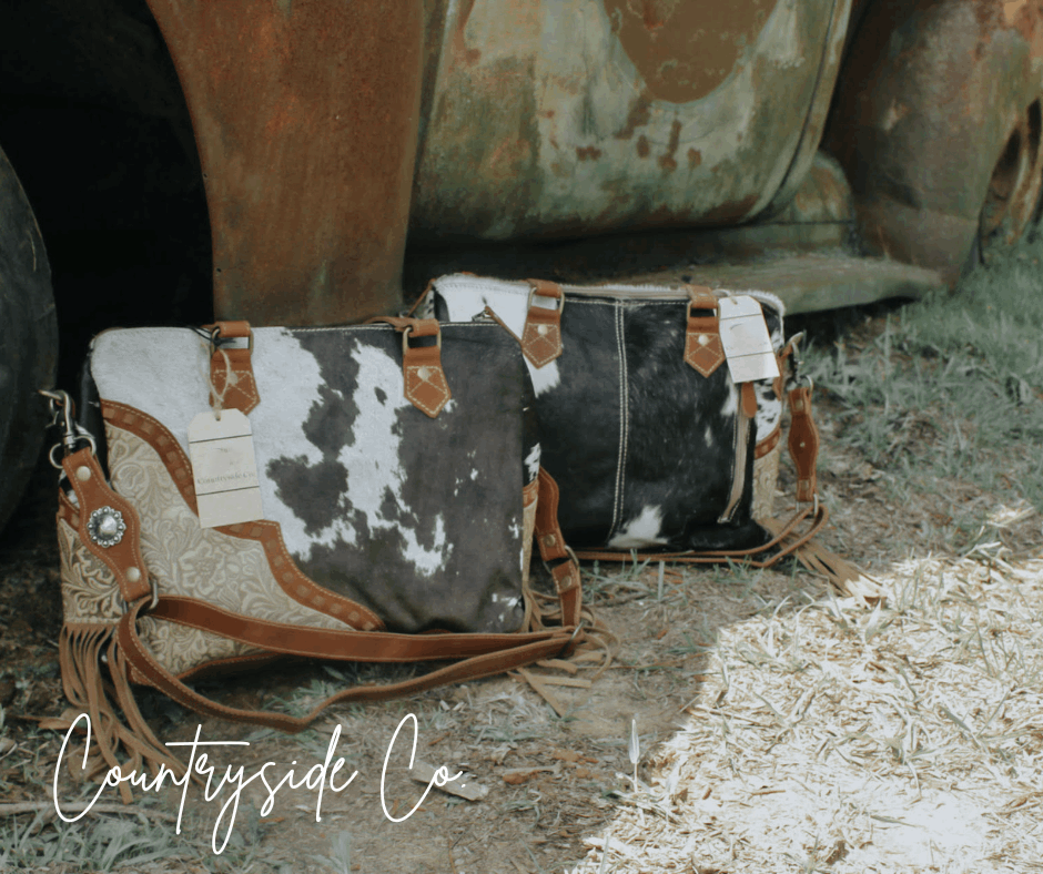 Laredo Cowhide Tooled Leather Concealed Carry Bag