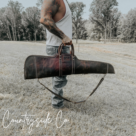 Leather Long Carry Case