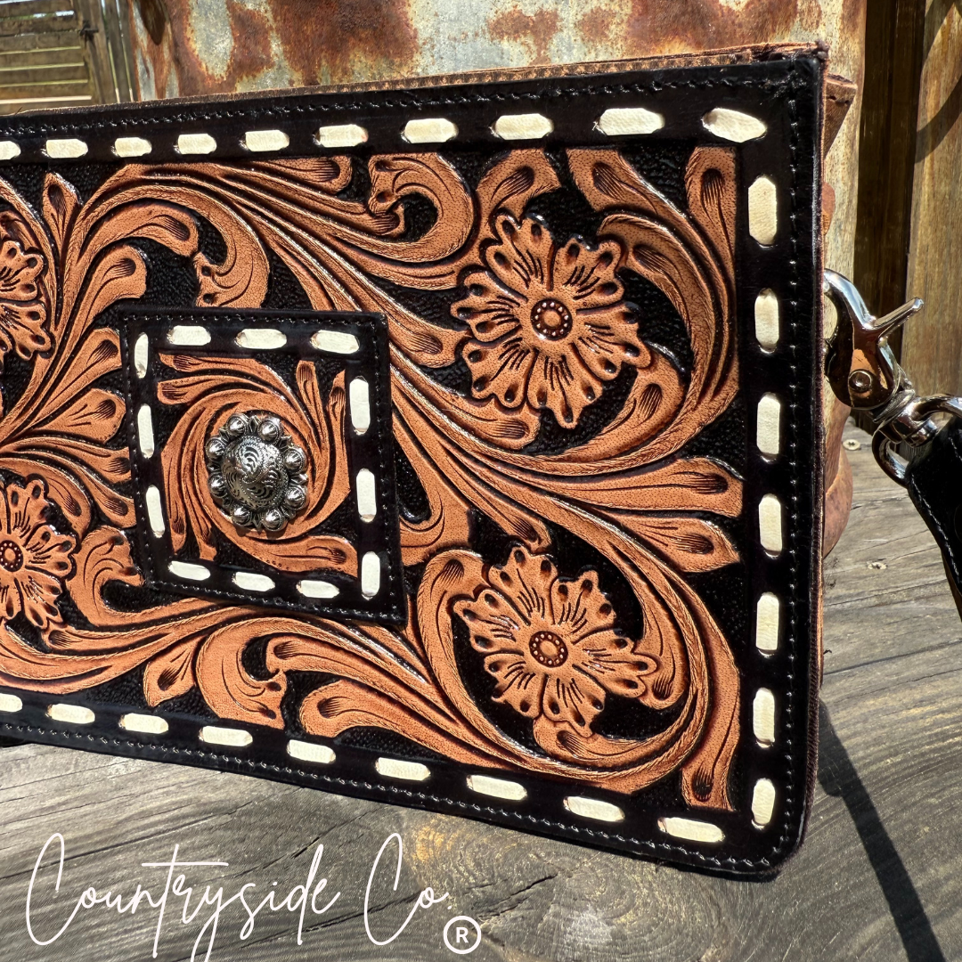 Legacy Tooled Leather Purse