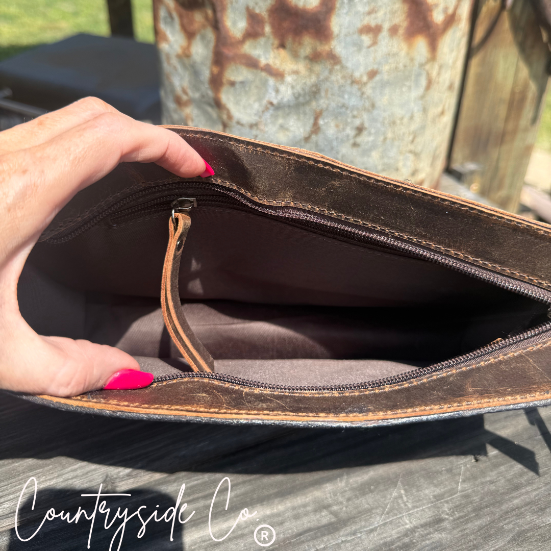 Legacy Tooled Leather Purse