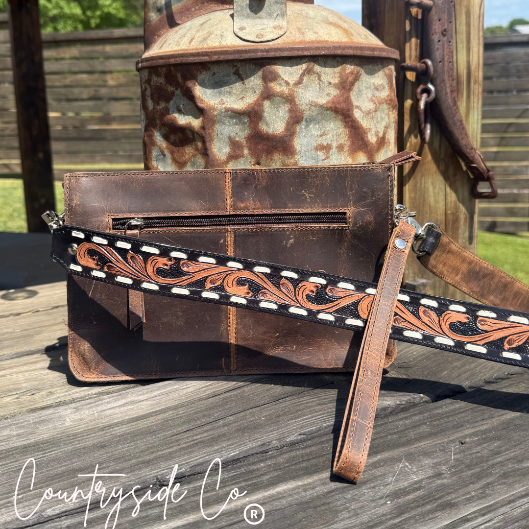 Legacy Tooled Leather Purse