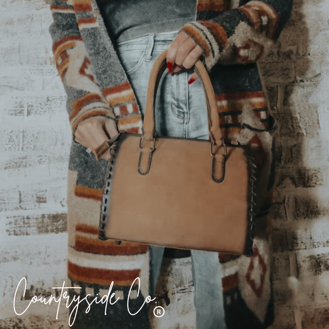 Bailey Leather Small Barrel Bag