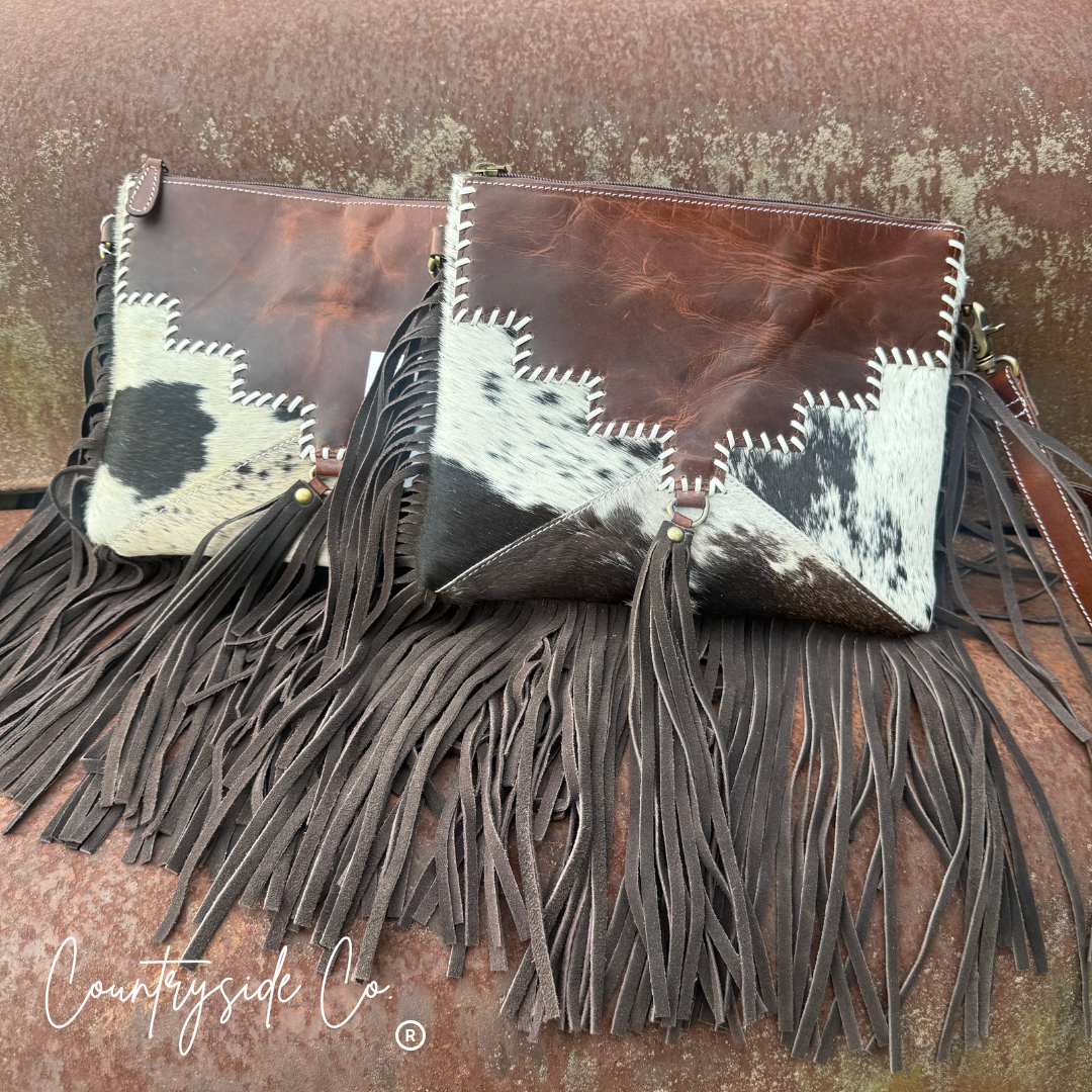 Roper Cowhide Purse by Countryside Co.