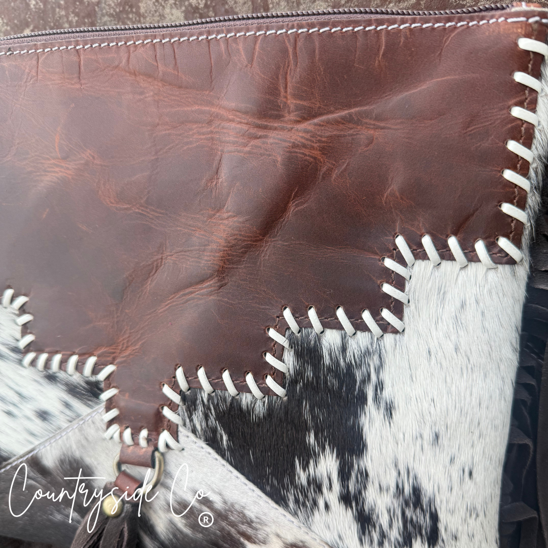 Roper Cowhide Purse by Countryside Co.