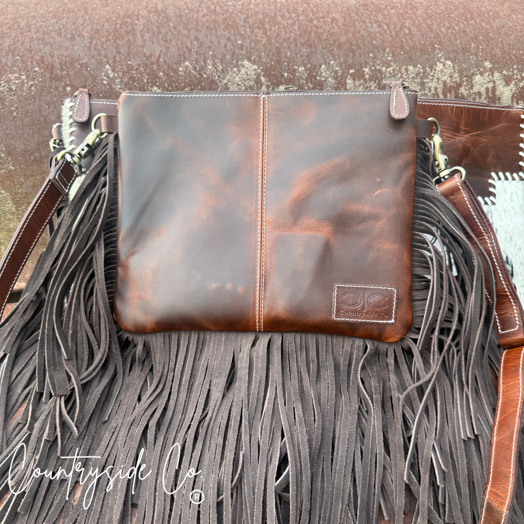 Roper Cowhide Purse by Countryside Co.