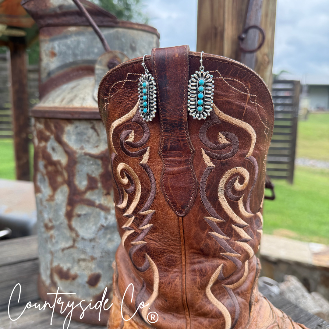 Tanya Silver Detailed Earrings