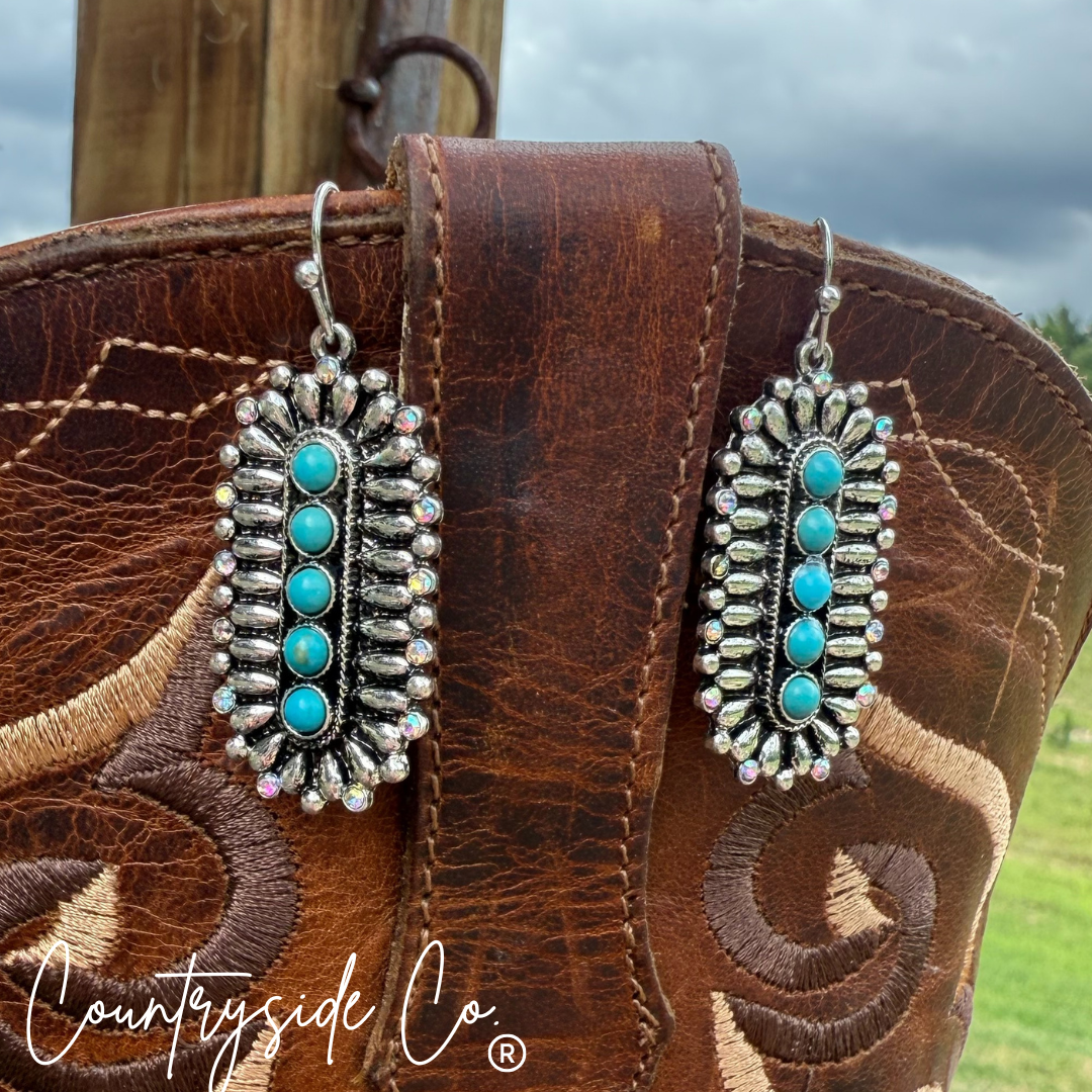 Tanya Silver Detailed Earrings