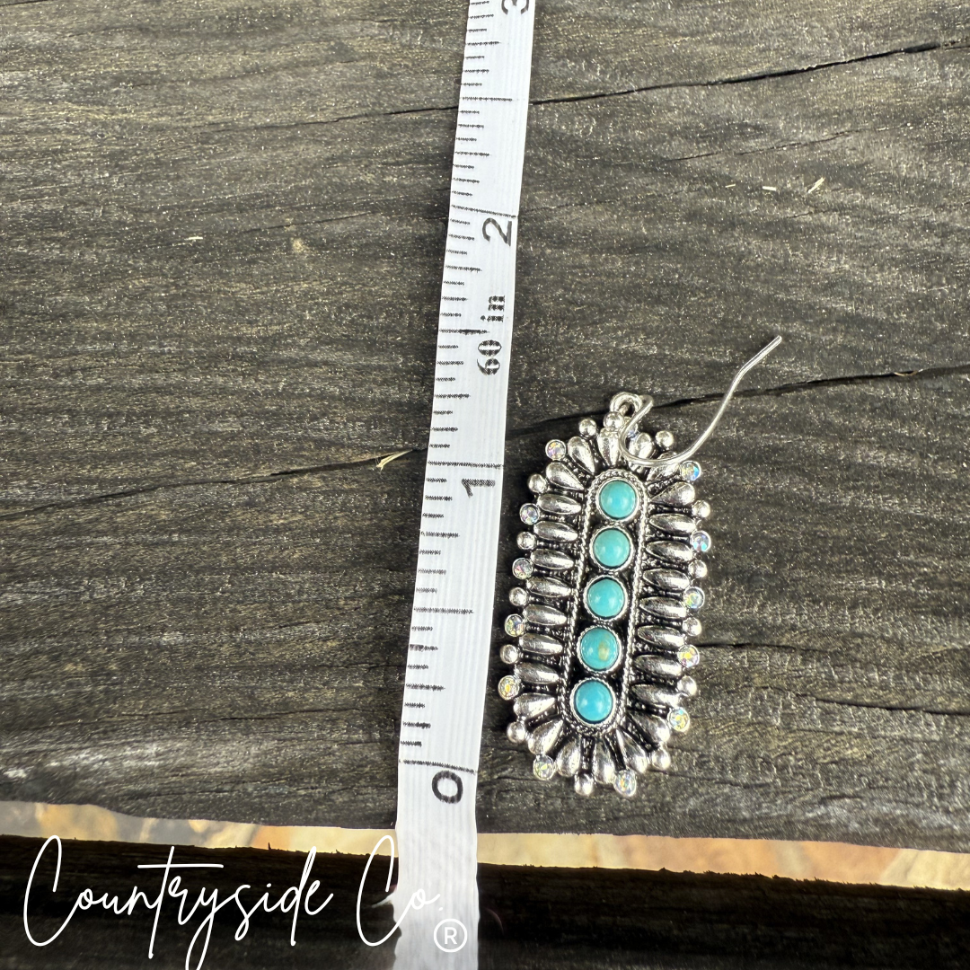Tanya Silver Detailed Earrings