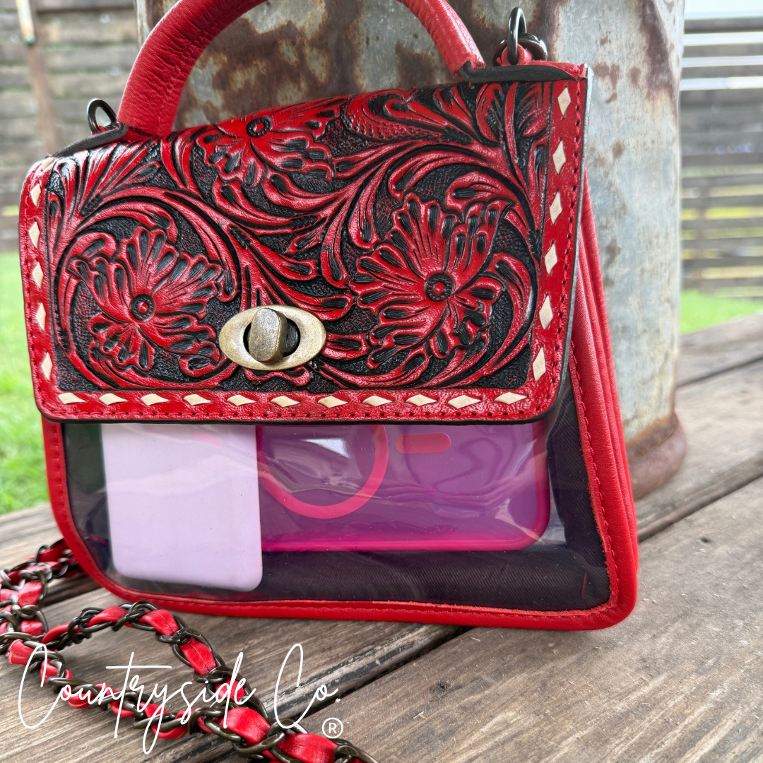 Tooled Trail Clear Stadium Bag