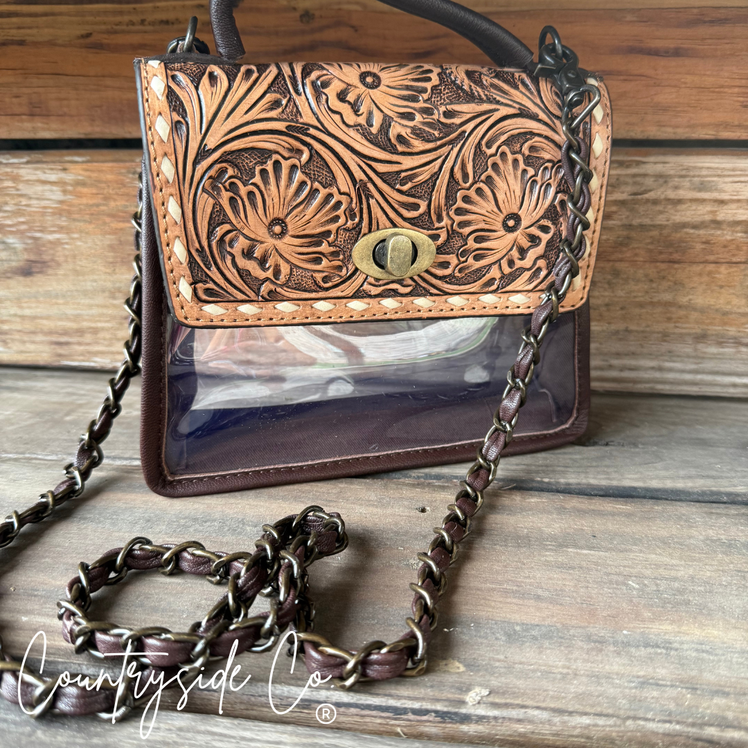 Tooled Trail Clear Stadium Bag