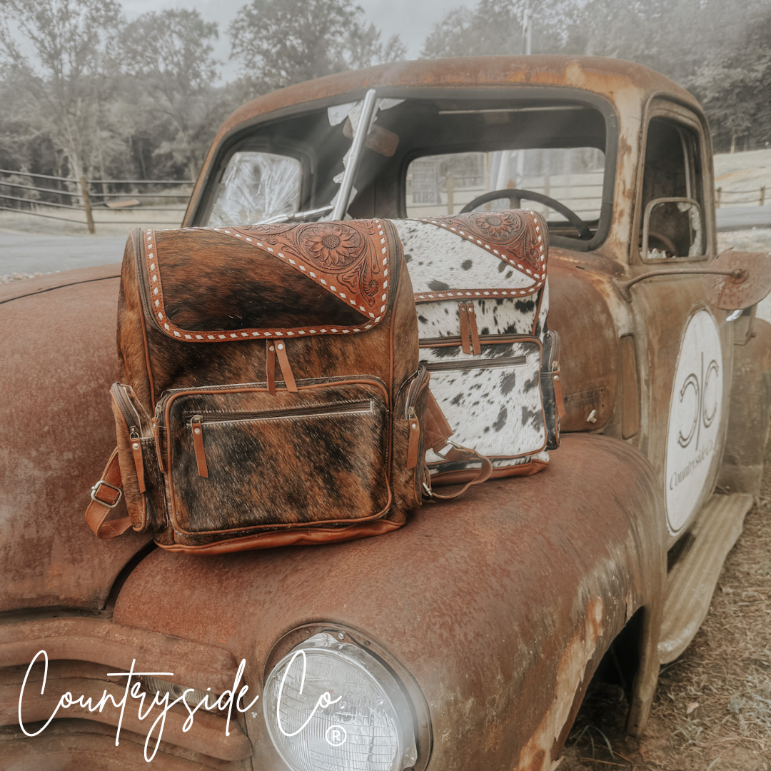 Mesa Cowhide Conceal Carry Backpack Laptop Bag