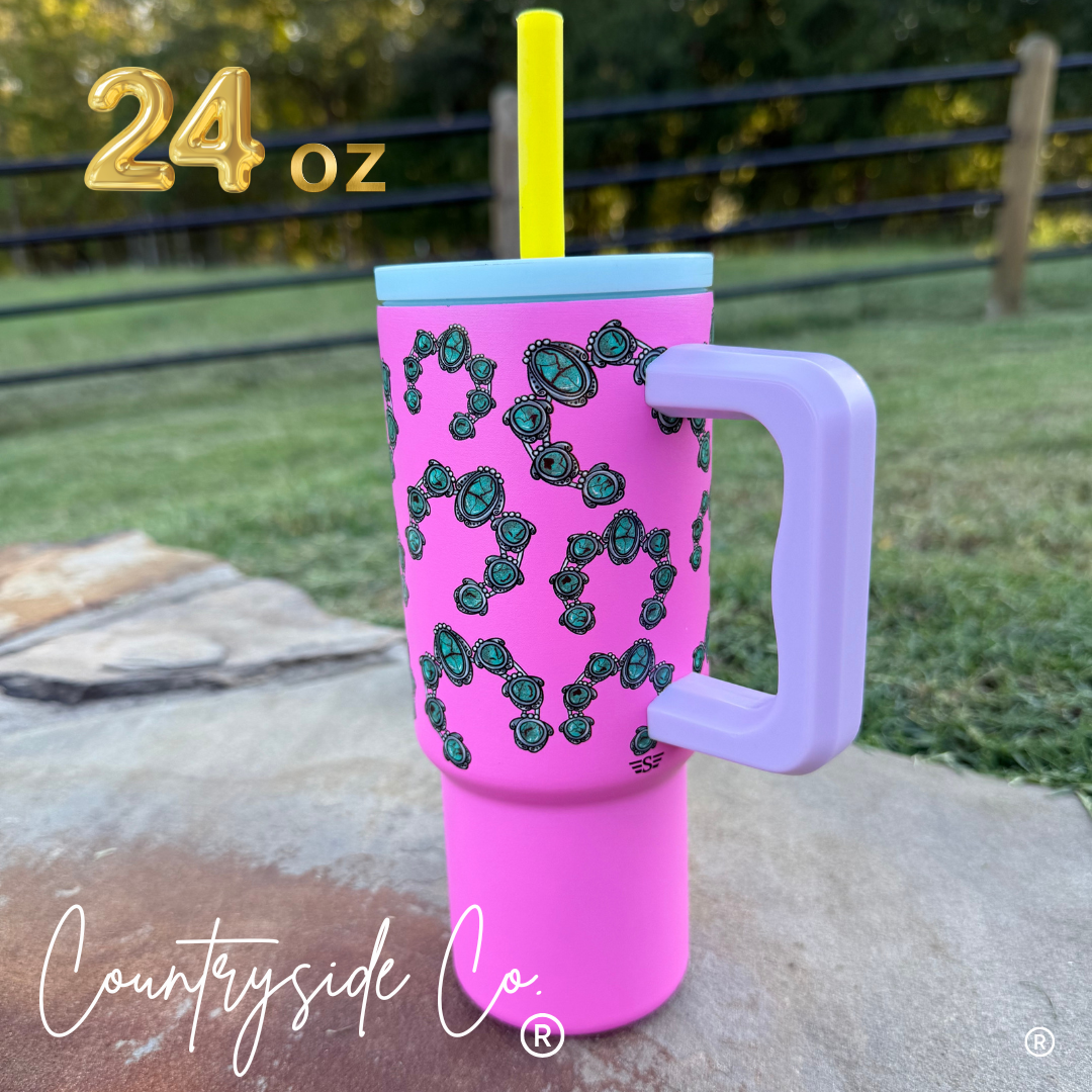 Neon Moon 24oz Insulated Tumbler Cup