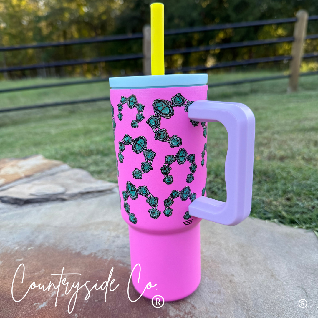 Neon Moon 24oz Insulated Tumbler Cup