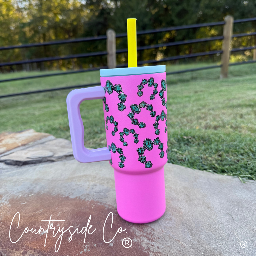 Neon Moon 24oz Insulated Tumbler Cup