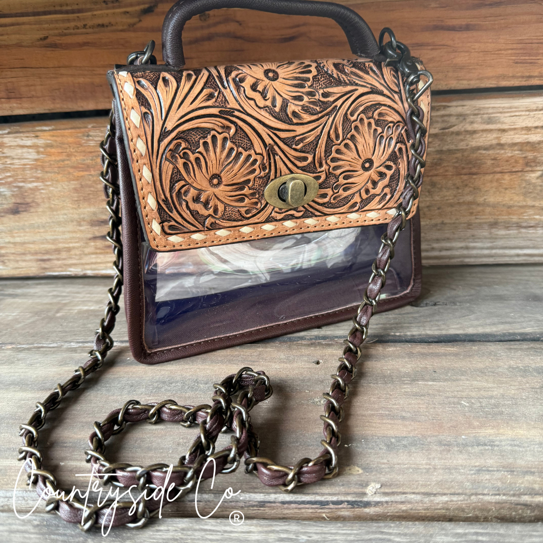 Tooled Trail Clear Stadium Bag