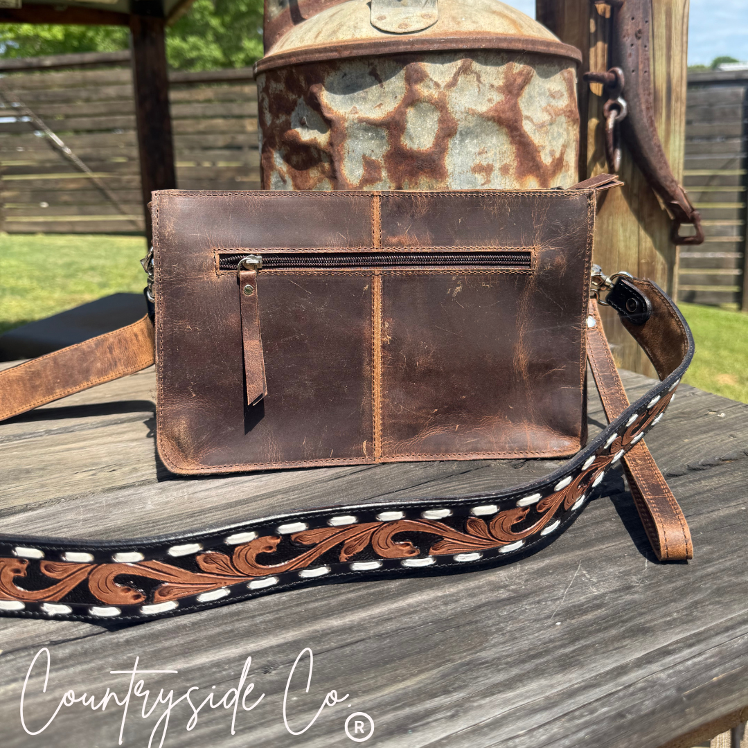 Legacy Tooled Leather Purse