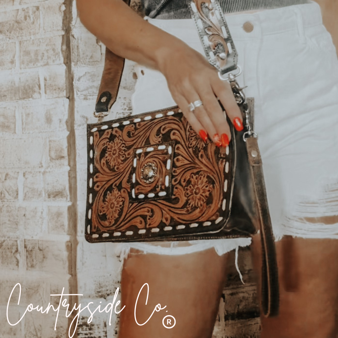Legacy Tooled Leather Purse