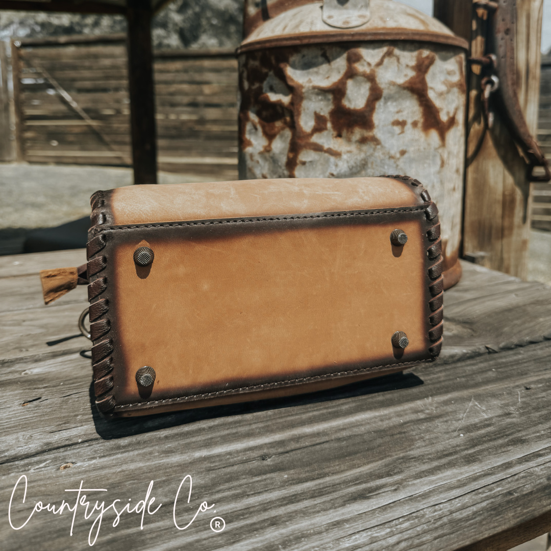 Bailey Leather Small Barrel Bag