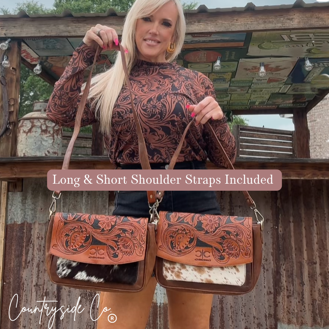 Grace Tooled Leather Purse