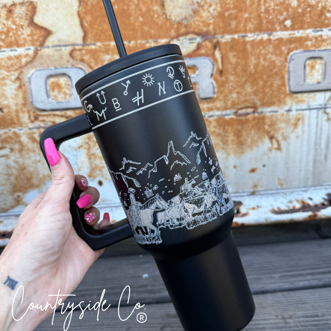 Rustic Roundup 40oz Insulated Tumbler Cup