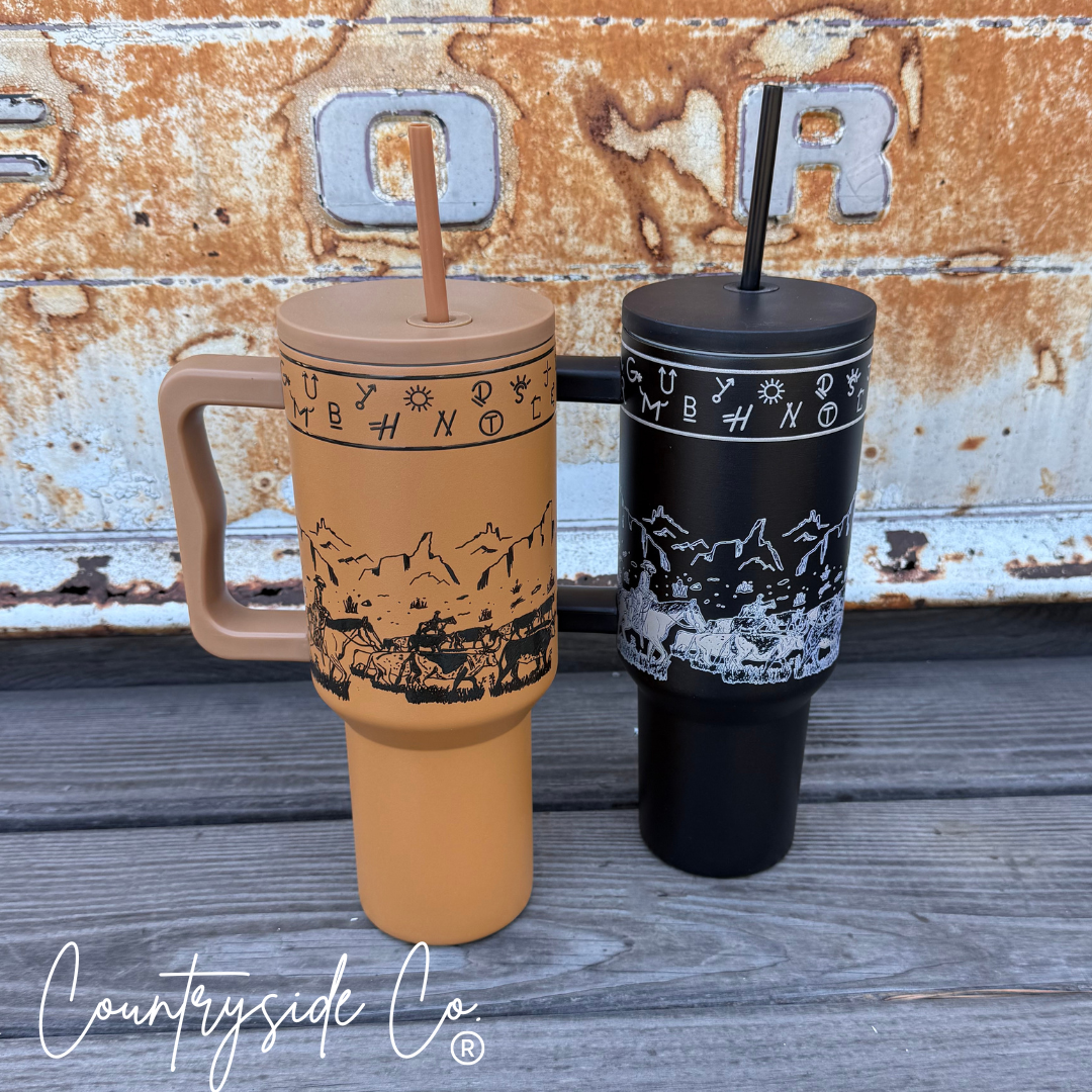 Rustic Roundup 40oz Insulated Tumbler Cup
