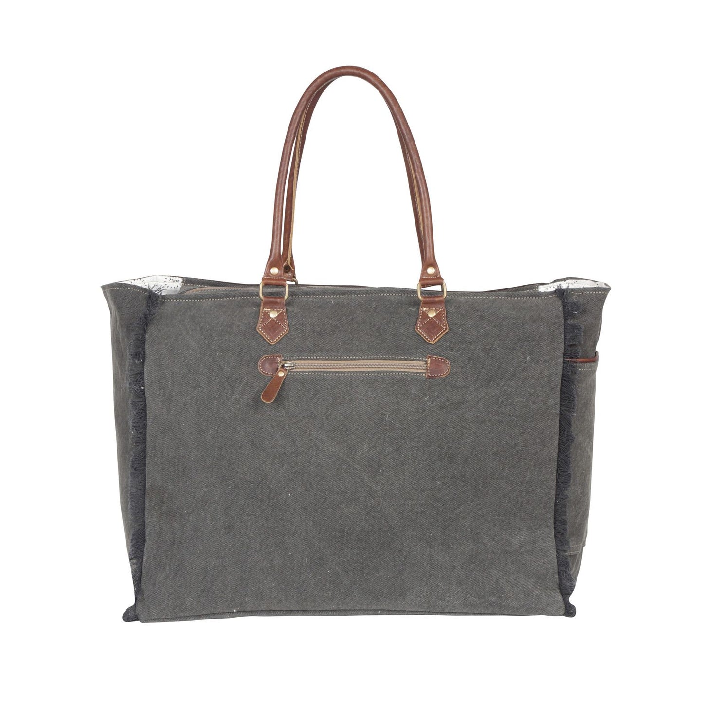 Lone Star Cowhide Weekender Bag