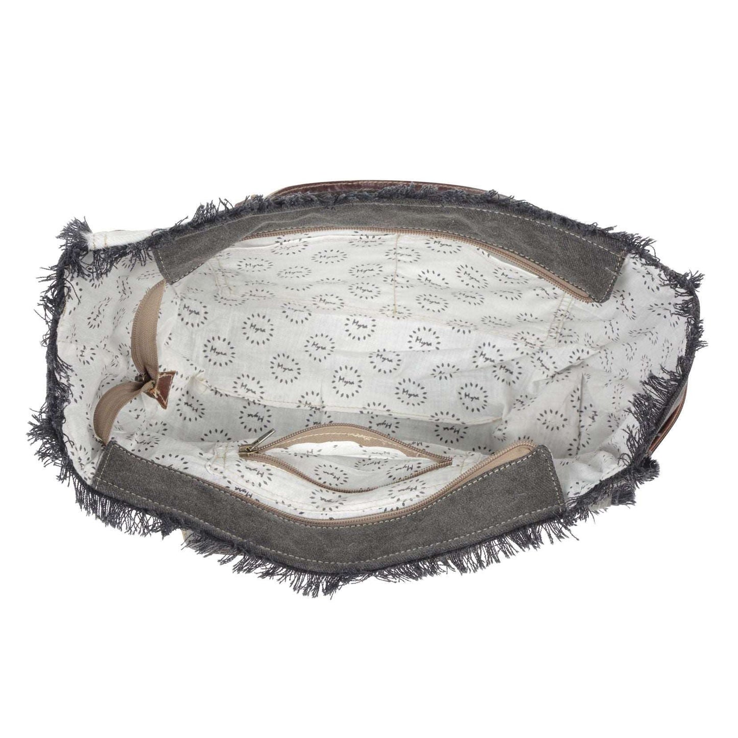 Lone Star Tooled Leather Cowhide Tote