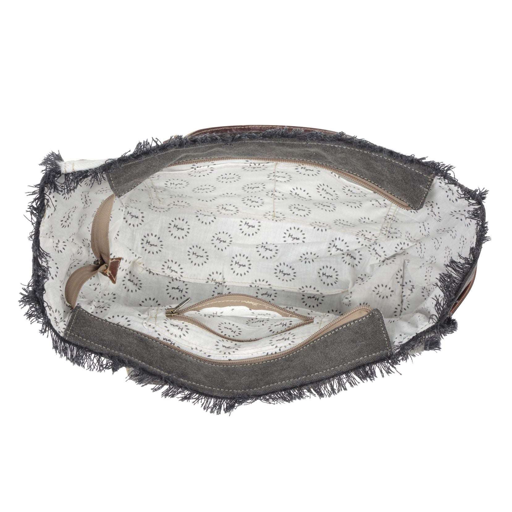 Lone Star Tooled Leather Cowhide Tote