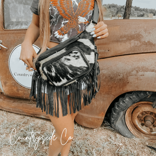 womens leathe sling purse