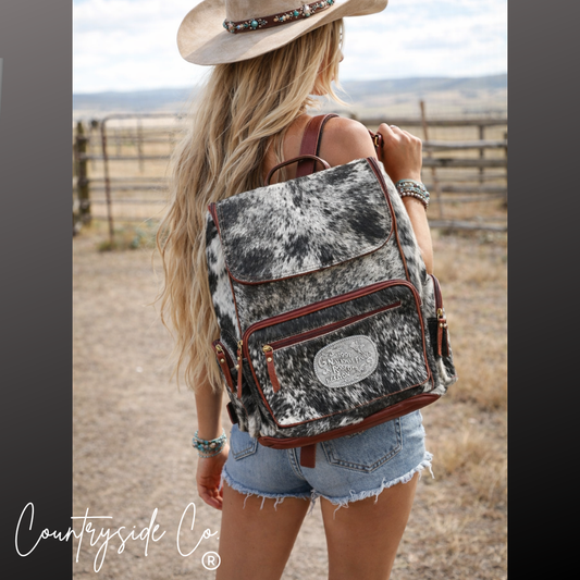 Vintage NFR Buckle Backpack Laptop Bag