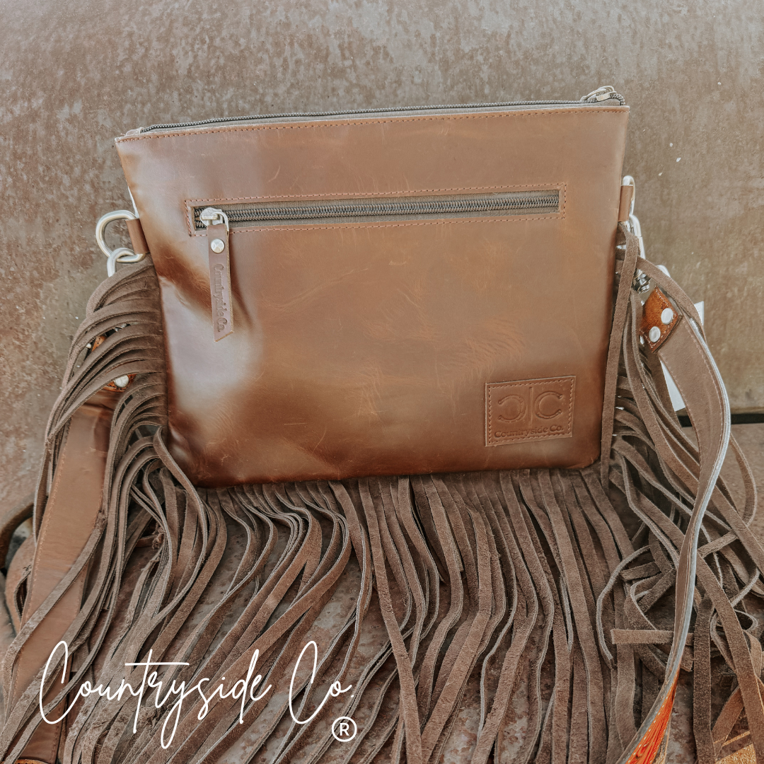 Fort Worth Cowhide Crossbody