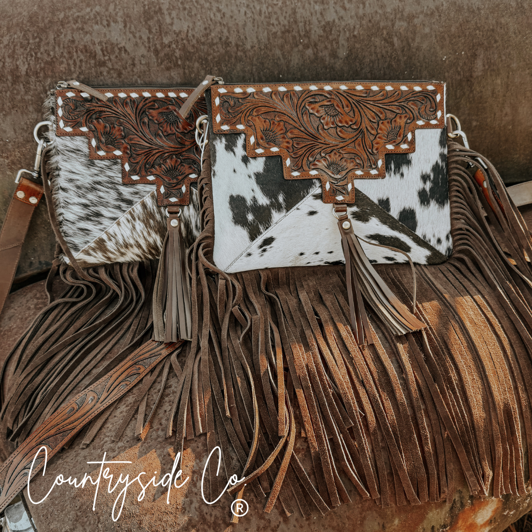 Fort Worth Cowhide Crossbody