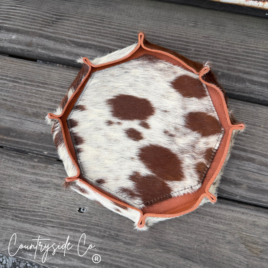 Cowhide Tray