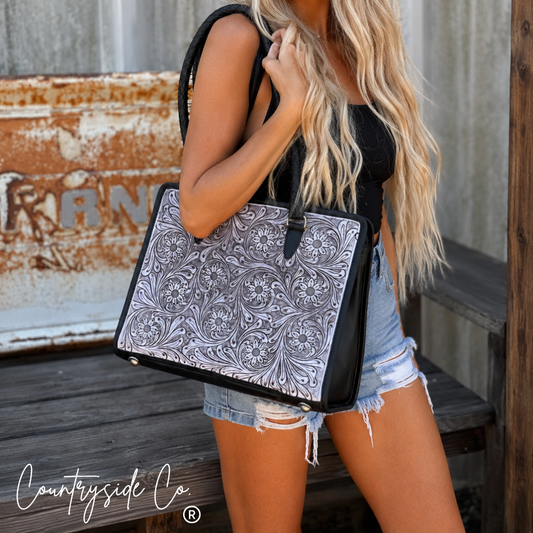 Sterling Ranch Tooled Leather Purse
