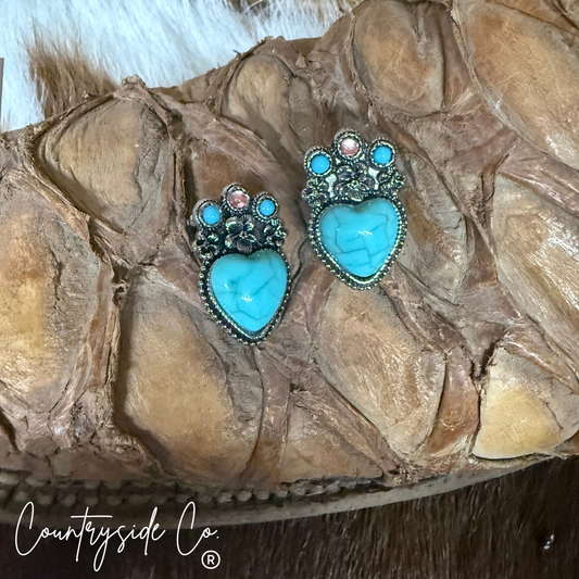 Heart Jewel Earrings