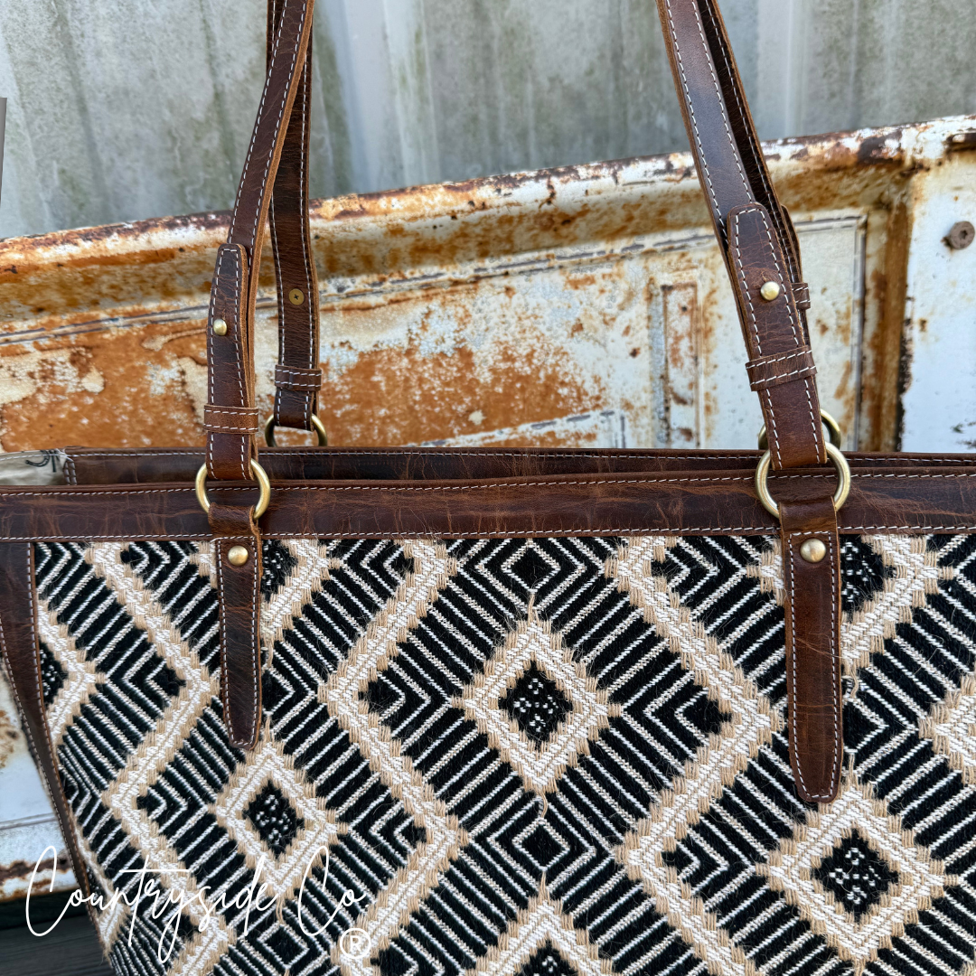 Sterling Cowhide Weekender