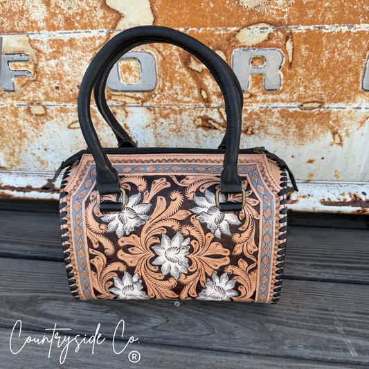 Stella Tooled Leather Speedy Bag