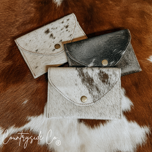 High Noon Cowhide Pouch, Bag Organizer